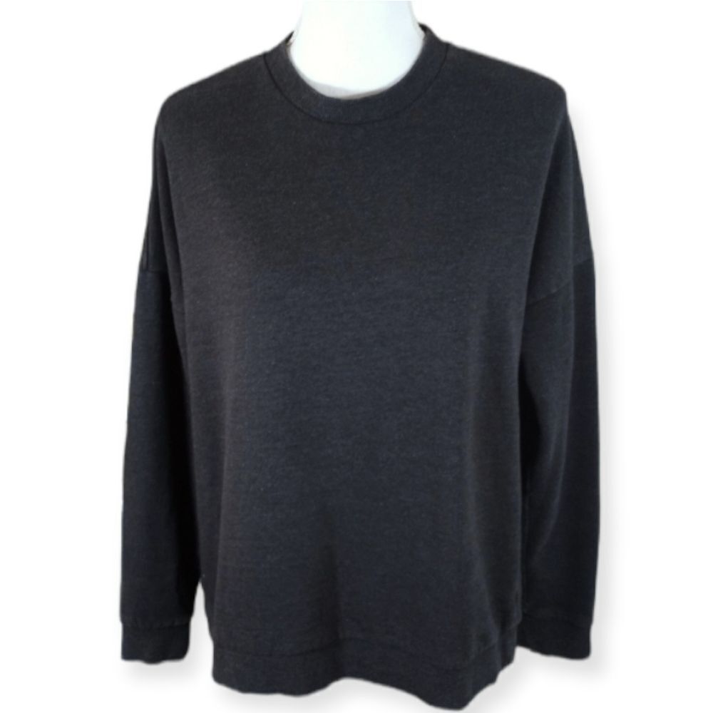 FOREVER 21 CHARCOAL PULLOVER SZ.M EUC